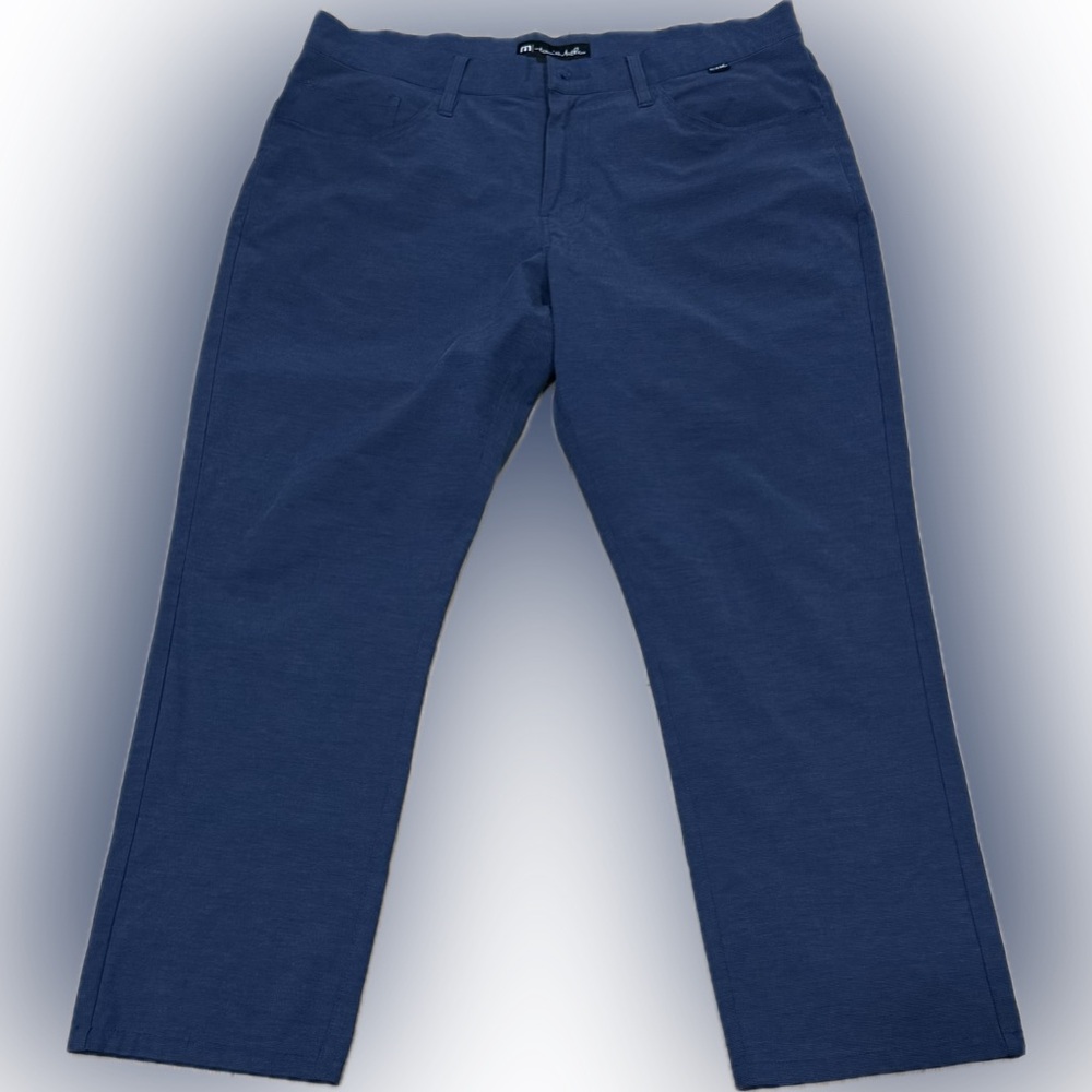 TravisMathew Men’s Blue Stretch Golf Pants Size 34